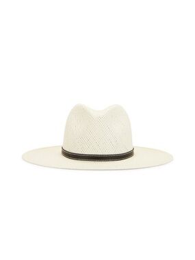 JANESSA LEONE Rhodes Packable Hat in Bleach